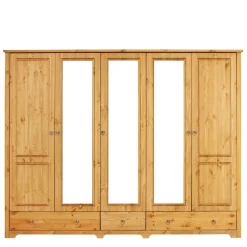 Drehtürenschränke|Massivholz Kleiderschränke*Pharao24 Massivholzkleiderschrank Slavira