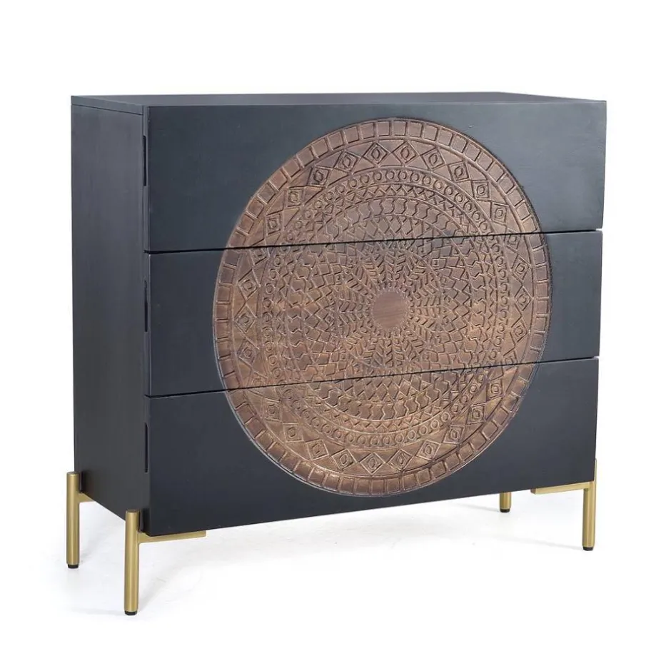 Flurkommoden|Schlafzimmerkommoden*Pharao24 Massivholzkommode Baptus