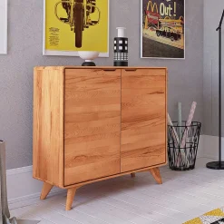 Küchenkommode|Wohnzimmerkommoden*Pharao24 Massivholzkommode Stenov