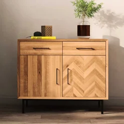 Pharao24 Massivholzkommode Wildeiche geölt Yalley> Flurkommoden