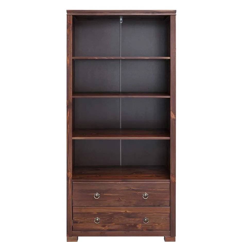 Massivholzmöbel|Büchervitrinen*Pharao24 Massivholzregal Maseria