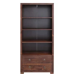 Massivholzmöbel|Büchervitrinen*Pharao24 Massivholzregal Maseria