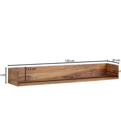 Massivholzregale|Wandregale*Pharao24 Massivholzregal Rumion