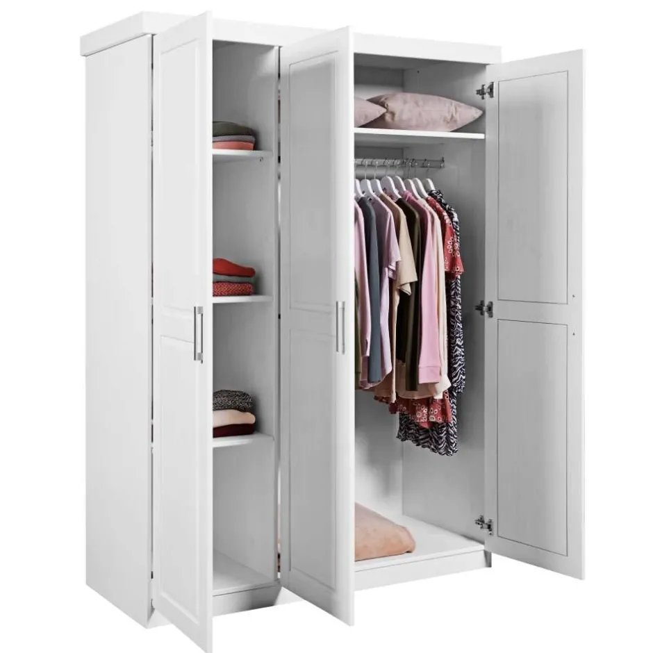 Pharao24 Massivholzschrank Classico> Drehtürenschränke|Massivholz Kleiderschränke