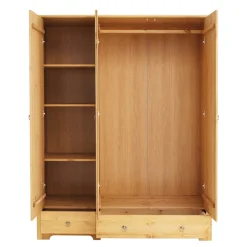 Massivholzmöbel|Drehtürenschränke*Pharao24 Massivholzschrank Slavira