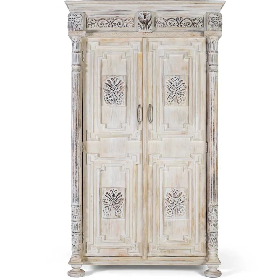 Pharao24 Massivholzschrank Sumatria> Massivholzmöbel|Dielenschränke