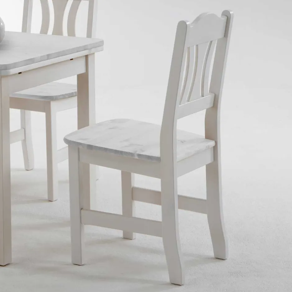 Küchenstühle|Esszimmerstühle*Pharao24 Massivholzstuhl Floressa