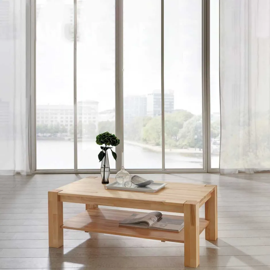 Pharao24 Massivholztisch Around> Wohnzimmertisch|Massivholztische