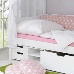 Funktionsbetten|Schubkastenbetten*Pharao24 Mädchen Bett Rodysa