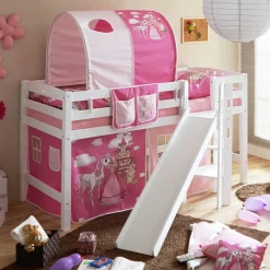 Pharao24 Mädchen Halbhochbett Idnona>Kinder Kinderbetten|Kinderhochbetten