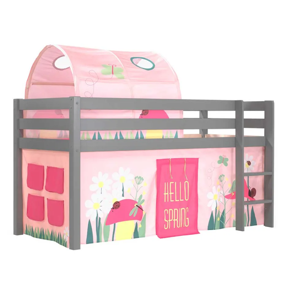 Kinderhochbetten|Kinderbetten*Pharao24 Mädchen Hochbett Sorasa