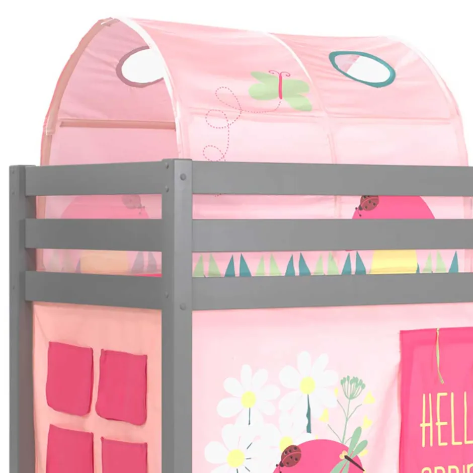 Kinderhochbetten|Kinderbetten*Pharao24 Mädchen Hochbett Sorasa