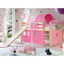 Kinderhochbetten|Kinderbetten*Pharao24 Mädchen Hochbett Yanita