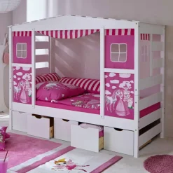 Pharao24 Mädchen Spielbett Catia>Kinder Kinderbetten|Spielbetten