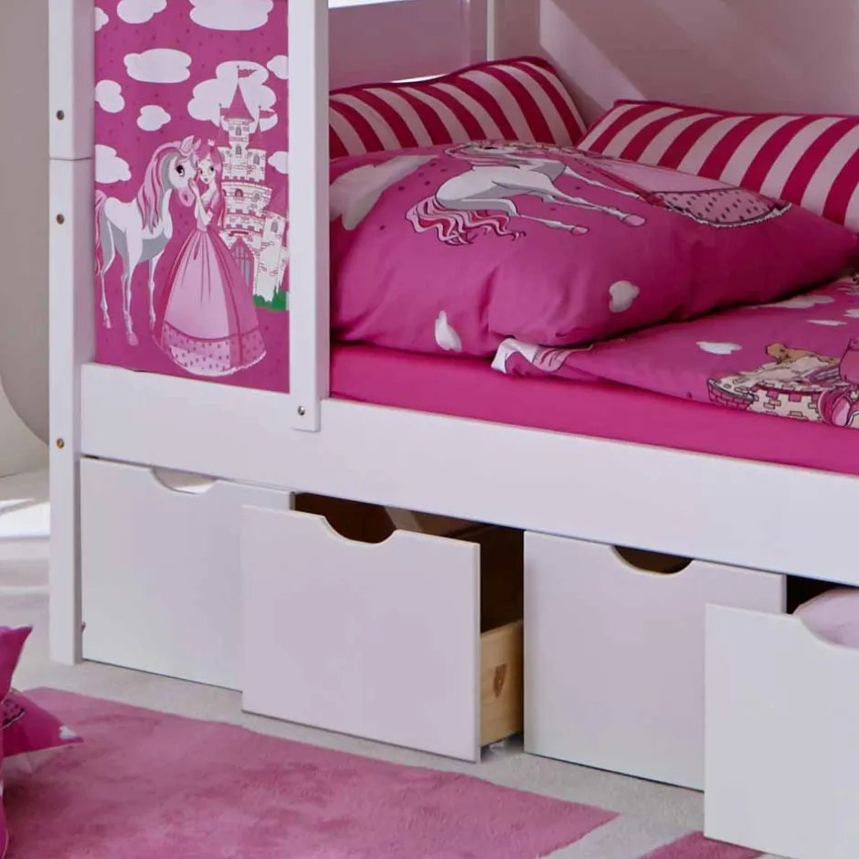 Pharao24 Mädchen Spielbett Catia>Kinder Kinderbetten|Spielbetten