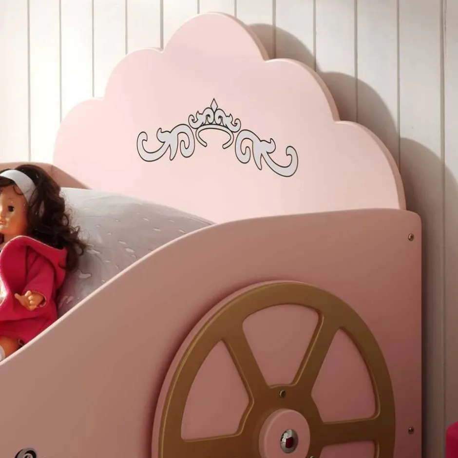 Pharao24 Mädchen-Prinzessinnenbett Hearty>Kinder Kinderbetten
