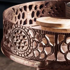 Beistelltische*Pharao24 Metall Beistelltisch Veracruz