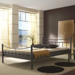 Jugendbetten|Einzelbetten*Pharao24 Metall Bettgestell Sina