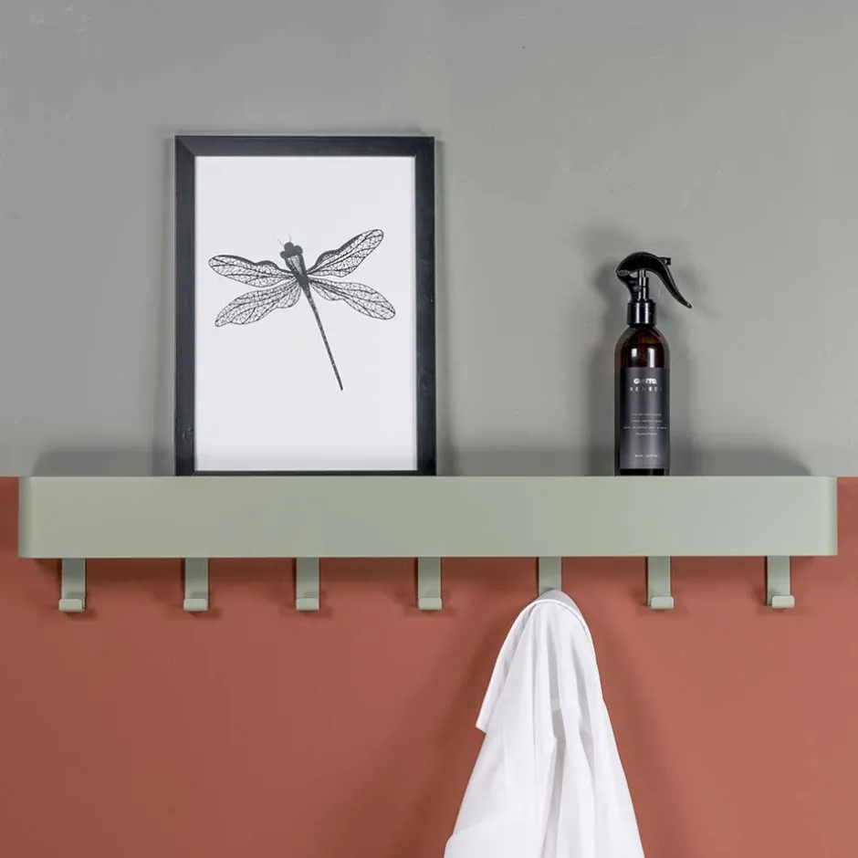 Pharao24 Metall Hängegarderobe Grayna> Wandgarderoben|Garderobenleisten