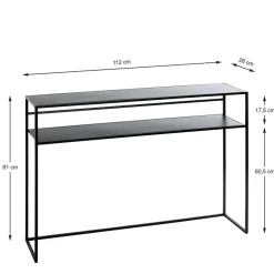 Konsolentische*Pharao24 Metall Konsolentisch Ziolas