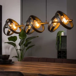 Pharao24 Metall Pendelleuchte Yannick> Lampen Und Leuchten