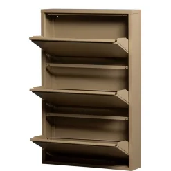 Schuhschränke|Schuhkipper*Pharao24 Metall Schuhschrank Lipari