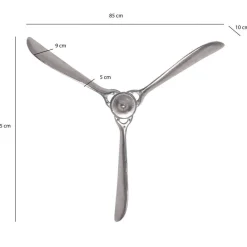 Wandbilder*Pharao24 Metall Wandschmuck Blane