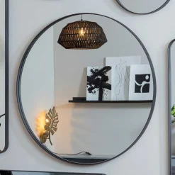 Wandspiegel|Schlafzimmerspiegel*Pharao24 Metall Wandspiegel Mady