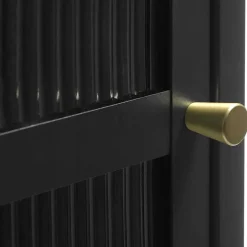 Vitrinenschrank|Stauraumvitrinen*Pharao24 Metall Wohnzimmervitrine Famos