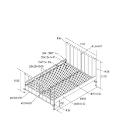 Pharao24 Metallbett Eleganto><noscript><img width=