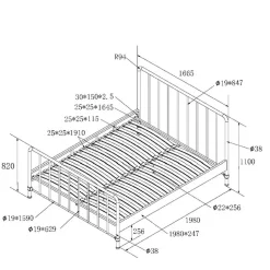 Pharao24 Metallbett Eleganto><noscript><img width=