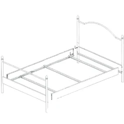 Jugendbetten|Betten In Übergröße*Pharao24 Metallbett Niko