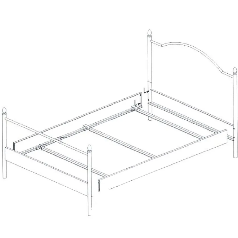 Jugendbetten|Betten In Übergröße*Pharao24 Metallbett Niko