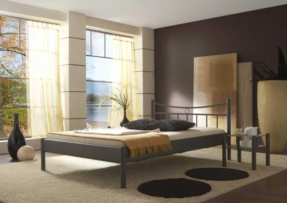 Einzelbetten|Doppelbetten*Pharao24 Metallbett Sina II