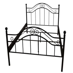 Einzelbetten|Metallbetten*Pharao24 Metallbett Teromaso