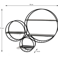 Hängeregale|Wandregale*Pharao24 Metallregal Catron