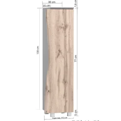 Bad Hochschränke*Pharao24 Midi Badezimmerschrank Vressa