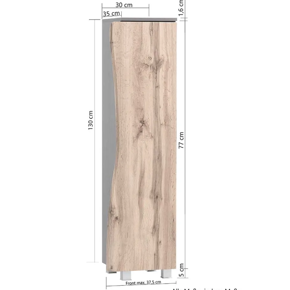 Bad Hochschränke*Pharao24 Midi Badezimmerschrank Vressa