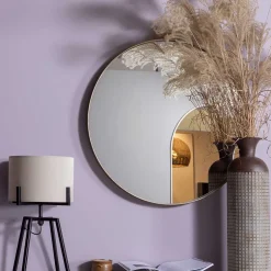 Wandspiegel|Schlafzimmerspiegel*Pharao24 Modern runder Spiegel Magari