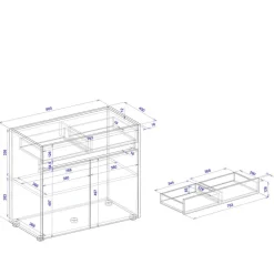 Pharao24 Moderne Kommode Rascian><noscript><img width=