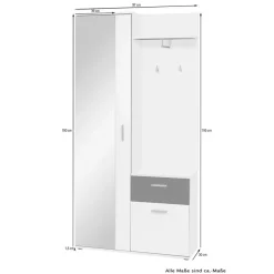 Pharao24 Moderne Kompaktgarderobe Prisma><noscript><img width=