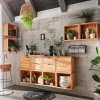 Pharao24 Moderne Modul Wohnwand Sanuel> Moderne Wohnwände|Massivholz Wohnwände