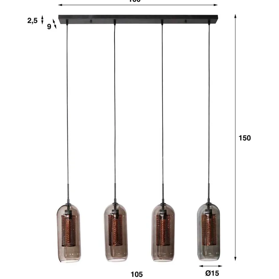Pharao24 Moderne Pendelleuchte Brossiny> Lampen Und Leuchten
