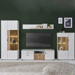 Pharao24 Moderne Wohnwand Saladd> Wohnwand 300 Cm|Moderne Wohnwände