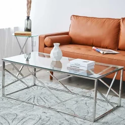 Glastische*Pharao24 Moderner Couchtisch Leonira