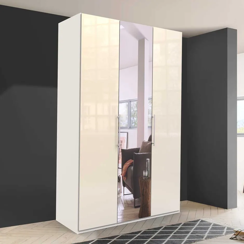 Pharao24 Moderner Falttürenjugendschrank Invelita> Jugendkleiderschrank