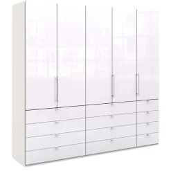 Kleiderschränke|Schlafzimmerschränke*Pharao24 Moderner Falttürenschrank Grinzia