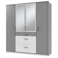 Drehtürenschränke|Jugendkleiderschrank*Pharao24 Moderner Kleiderschrank Lentina