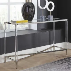 Pharao24 Moderner Konsolentisch Tomima> Glastische|Konsolentische