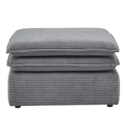 Sitzhocker*Pharao24 Moderner Polsterhocker Eltusa